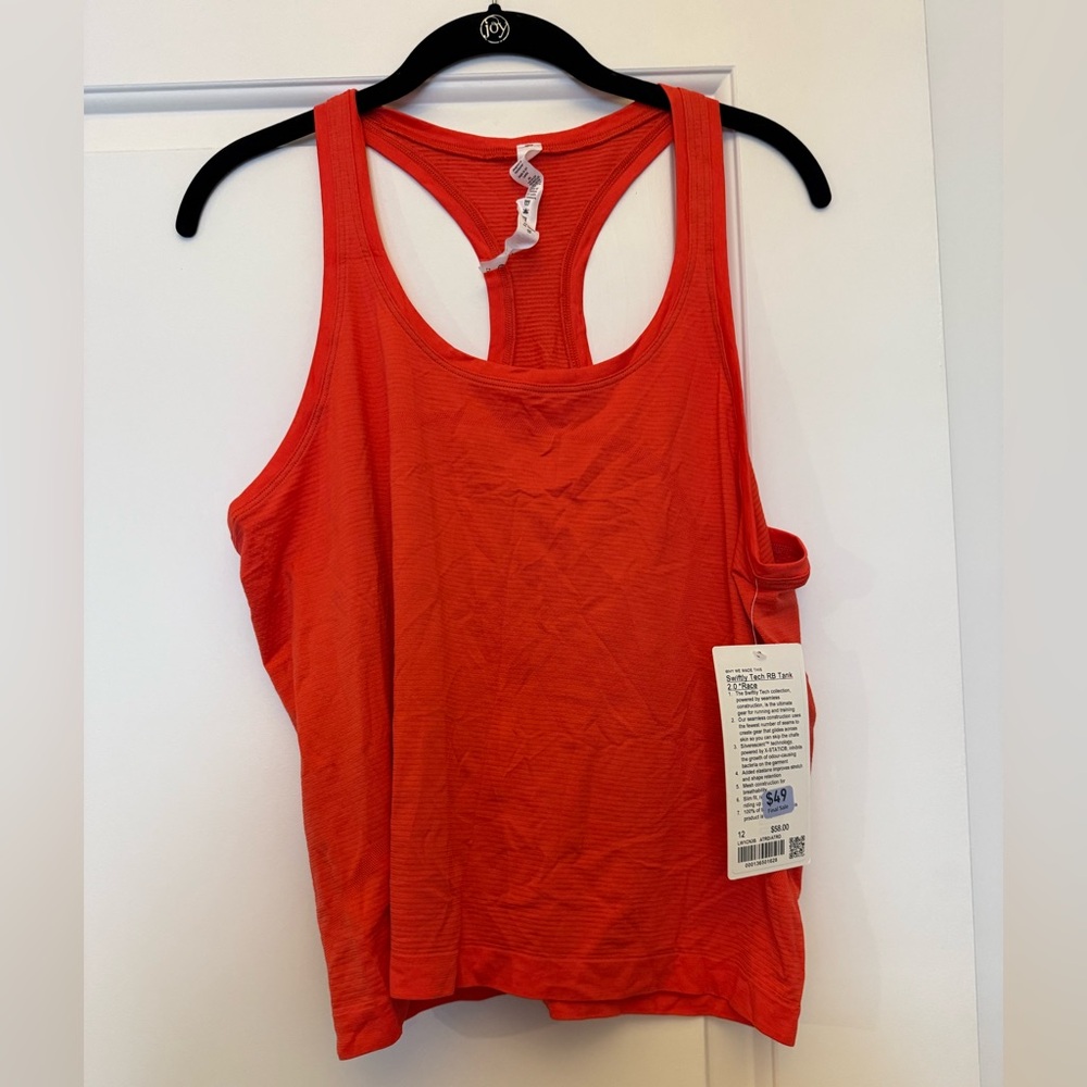 NWT Lululemon Swiftly Tech RB Tank 2.0 *Race Length in ATRD
